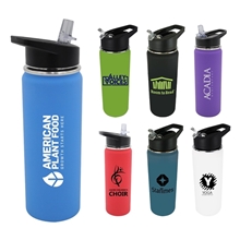 Halcyon(R) 20 oz Sports Bottle with Flip Straw Lid