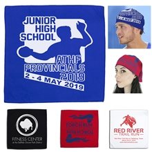THE COOLING BANDANA Recylced RPET 155 GSM 22 H x 22 W