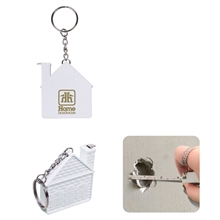 House Tape Measure Keychain