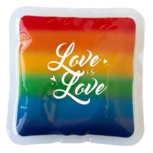 Rainbow Gel Beads Hot / Cold Pack Square