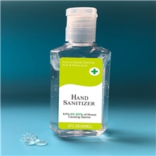 2 oz Rectangle 75 Alcohol Hand Sanitizer