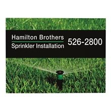 24 x 18 Corrugated Plastic Sign (Single - Sided)