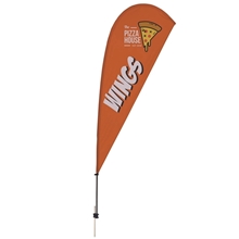 9.5 Value Teardrop Sail Sign Kit (Single - Sided with Value Spike)