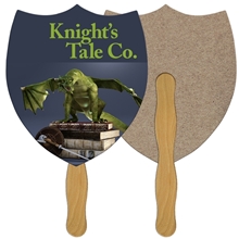 Shield 2 Recycled Hand Fan - Paper Products