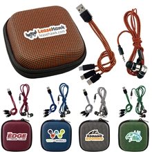Textured Charging Cable Ear Bud Kit