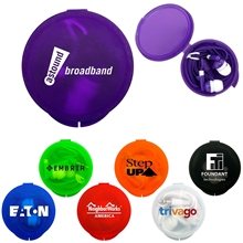 Matching Ear Buds Round Case