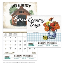 Good Value(TM) Country Days - Spiral Calendar