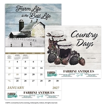 Good Value(TM) Country Days - Stapled Calendar