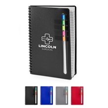 Semester Spiral Notebook With Sticky Flags