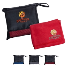 Travel Blanket In Pouch