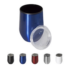 Prime Line 12 oz Budget Stemless Wine Tumbler With Lid