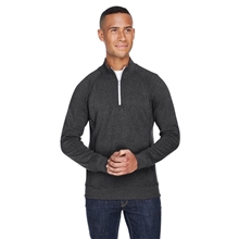 J America Adult Triblend Fleece Quarter - Zip