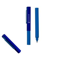 MoMA Pocket Cap - off Ballpoint Pen Barrel Detail Magnetic Cap Blue