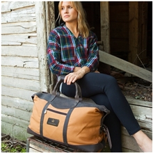 Utah Canyon Leather Duffel Bag