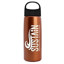 Metalike Flair - 26 oz Tritan(TM) Metalike Bottle with Oval crest lid