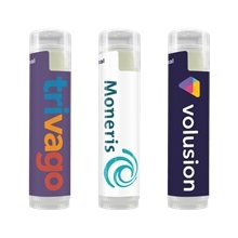 Custom SPF 15 Lip Balm in Clear Tube White Label