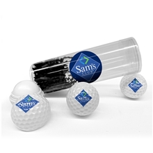 PVC TUBE 3 Pack with Golf Chap Balm