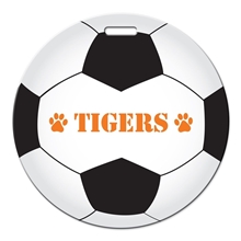 Soccer Ball Shaped Luggage Tag