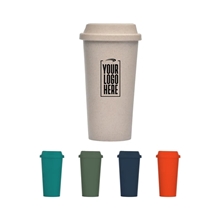 Costa Rica - 16 oz Wheat Plastic Tumbler