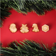 Wood Lapel Pins 1 1/4 W x 1 1/4 H