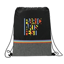 Rainbow RPET Drawstring Bag