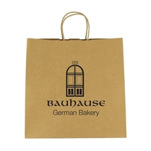 Kraft Paper Brown Shopping Bag - 10 X 10
