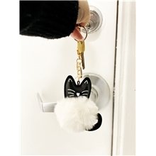 Cat Super Plush Keyring