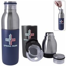 Active 2- in -1 Vacuum Bottle Tumbler - 22 oz