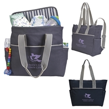 Stripe Diaper Tote - Pack
