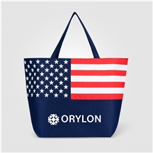 American Flag Non - Woven Tote Bag