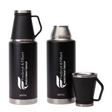 Perka(R) Rover 51 oz Double Wall, Stainless Steel Growler w / Cup