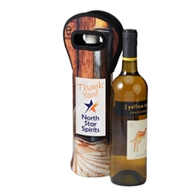 Sublimated Neoprene Wine Holder