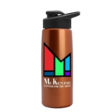 Metalike Flair - 26 oz Tritan(TM) Metalike Bottle with Drink thru lid with Digital imprint