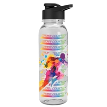The Outdoorsman - 24 oz Tritan(TM) bottle with Drink thru lid and digital imprint