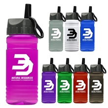 20 oz UpCycle rPET Bottle With Flip Straw Ring Lid