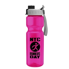 Champion - 28 oz Transparent Bottle with Quick Snap lid