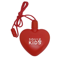 Heart Shaped Bubbles with Breakaway Neck Cord