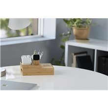 Bamboo Fast Wireless Charging Dock Station
