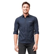 Mens UNTUCKit Castello Wrinkle - Free Long Sleeve Button Up Shirt