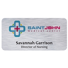 Savannah Express Metal Name Badge (Standard Size 1-1/2 x 3)