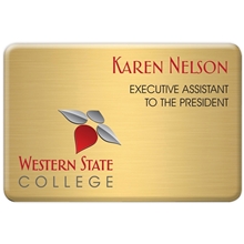 Aspen Standard Name Badge (Standard Size 2 x 3)