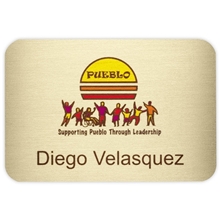 Savannah Express Metal Name Badge (Standard Size 2 x 3)