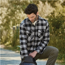 Mens SPRUCELAKE Roots73 Long Sleeve Button Up Flannel Shirt