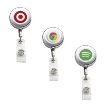 Metal Retractable Badge Reel with Belt Clip
