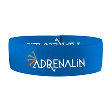 3/4 wide x 7 long Dye - Sublimated Stretchy Elastic Bracelet