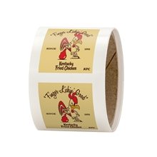 3 x 3 Square Roll Labels