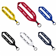 3/4 Polyester Key Chain with Crimp Split Ring