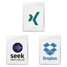 3 5/16 x 4 1/4 Printed Vertical Vinyl Pouch