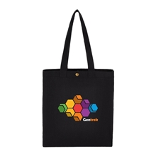 Repose 10oz Recycled Cotton Box Tote w / Snap