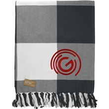 Field Co.(R) 100 Organic Cotton Check Throw Blanket